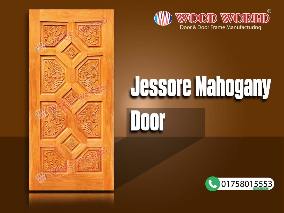 Wood World Bd. | Jessore Mahogany Wooden Door Design | Best quality wooden door produced with highest quality timber. We located in Bangladesh Dhaka.