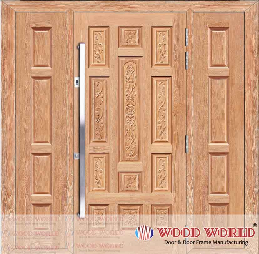 Main Door Design | Wood World Bd | WW-04-AF-Main Door | Best quality wooden door produced with highest quality timber. We located in Bangladesh Dhaka.