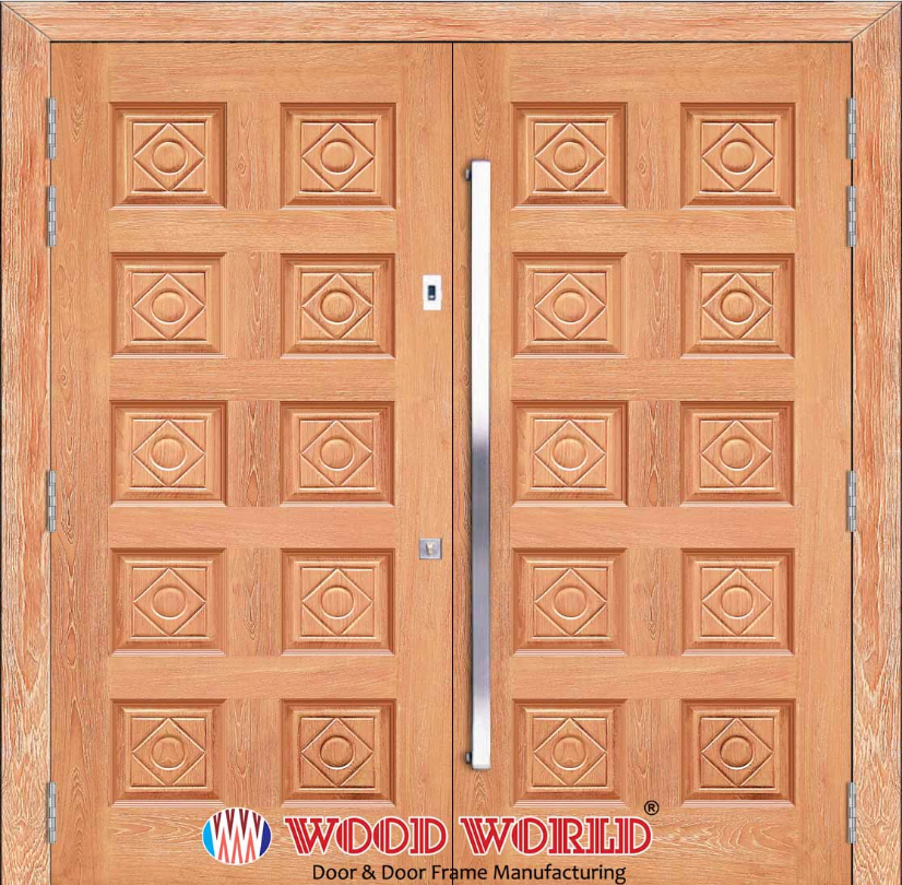 Main Door Design | Wood World Bd | WW-16-DD | Best quality wooden door produced with highest quality timber. We located in Bangladesh Dhaka.