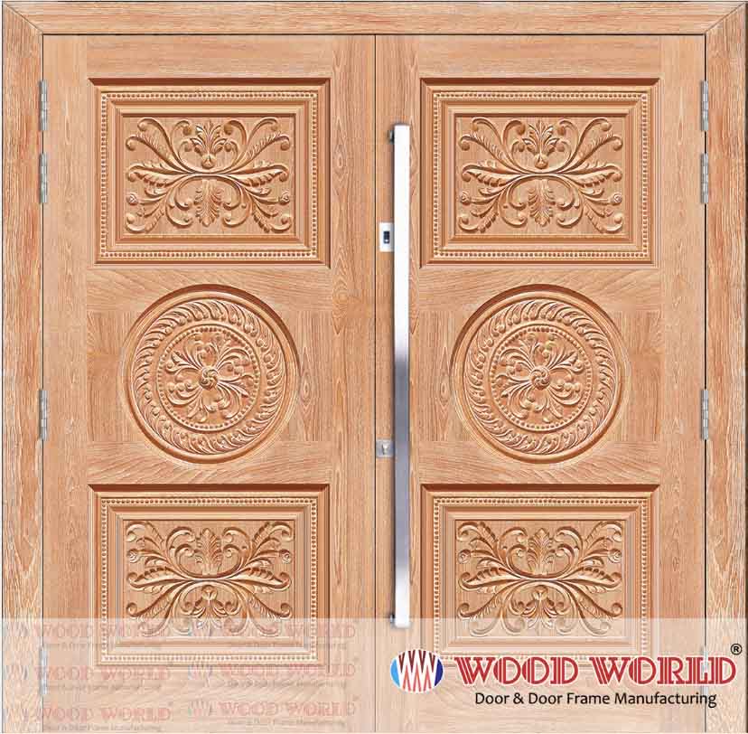Main Door Design | Wood World Bd | WW-25-DD | Best quality wooden door produced with highest quality timber. We located in Bangladesh Dhaka.