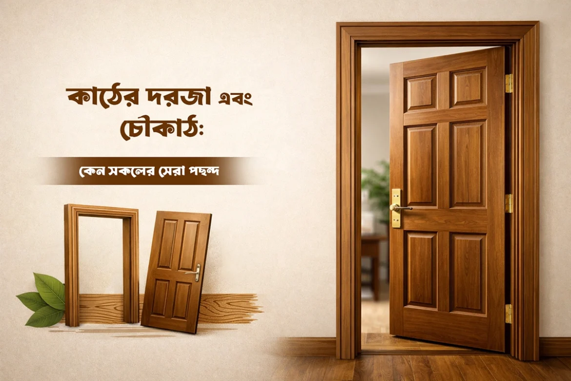 কাঠের দরজা এবং চৌকাঠ- কেন সকলের সেরা পছন্দ