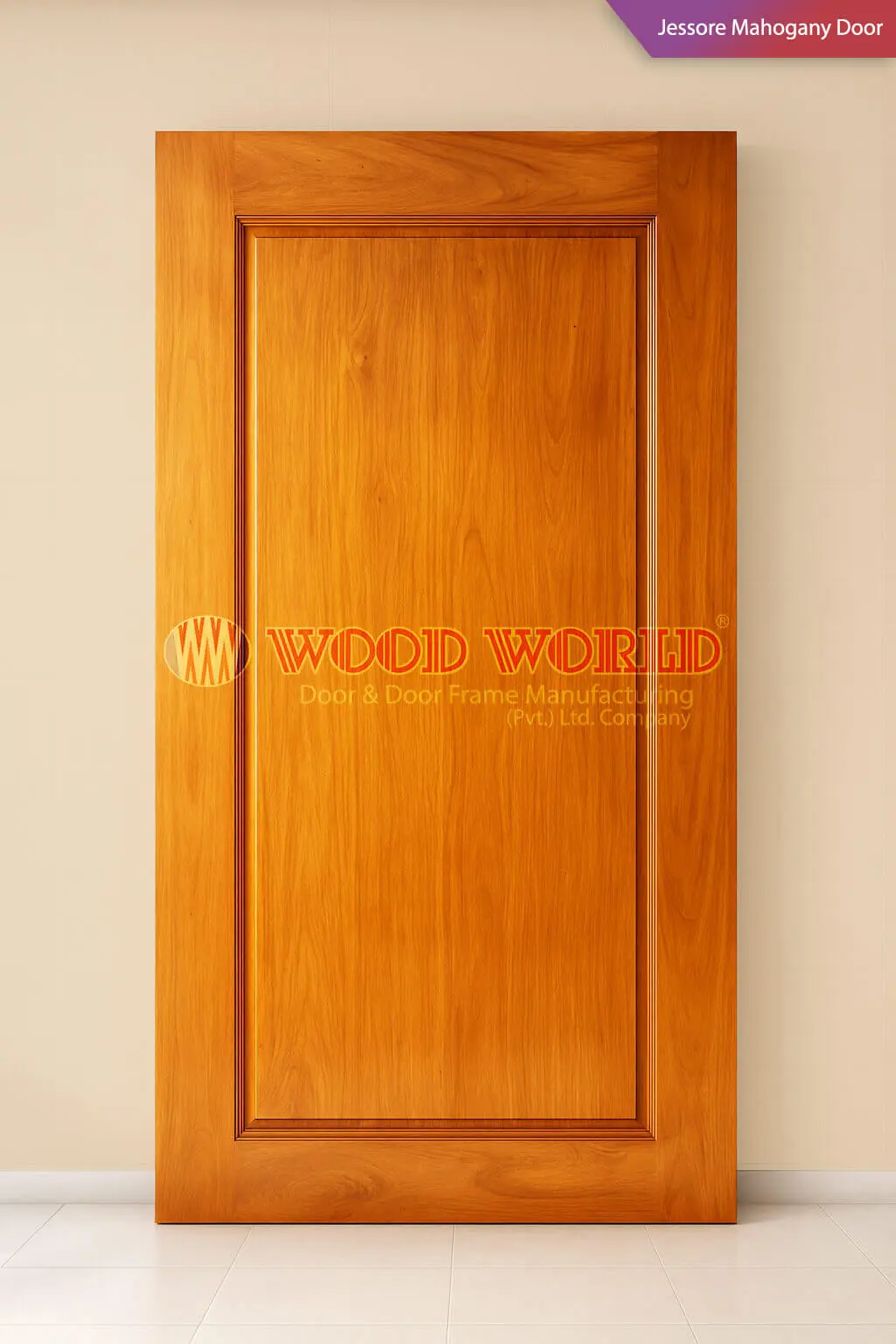 Wood World Bd. | CD-100 | Best quality smart solid wooden door produced with highest quality timber. We located in Bangladesh Dhaka.