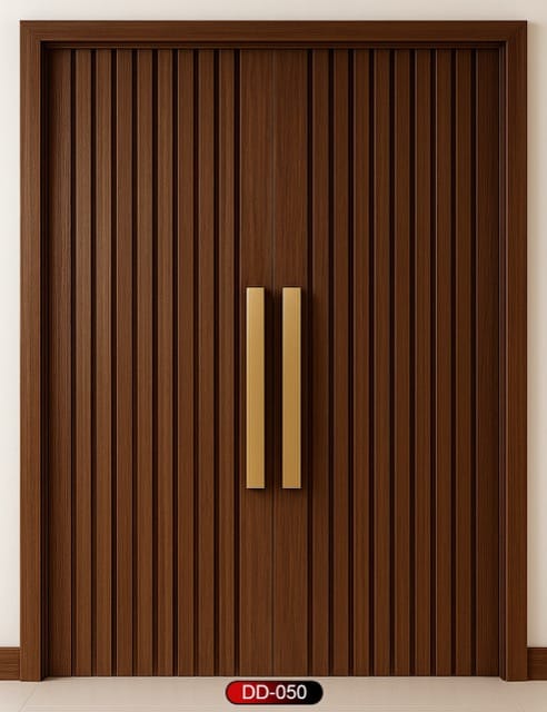 Wood World PVT. Ltd. - Best quality wooden door and frame manufacturing company in Dhaka, Bangladesh. Double Door Design Door Model DD-50