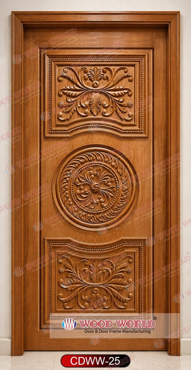 Wood World Bd. | CDWW-25 | Best quality wooden door produced with highest quality timber. We located in Bangladesh Dhaka.